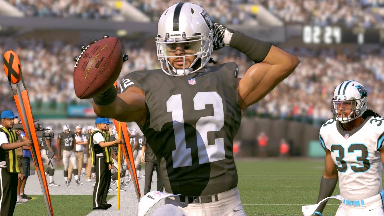 Madden 17 Career Mode - WR Cam Newton vs Snag Em' (Week 12)