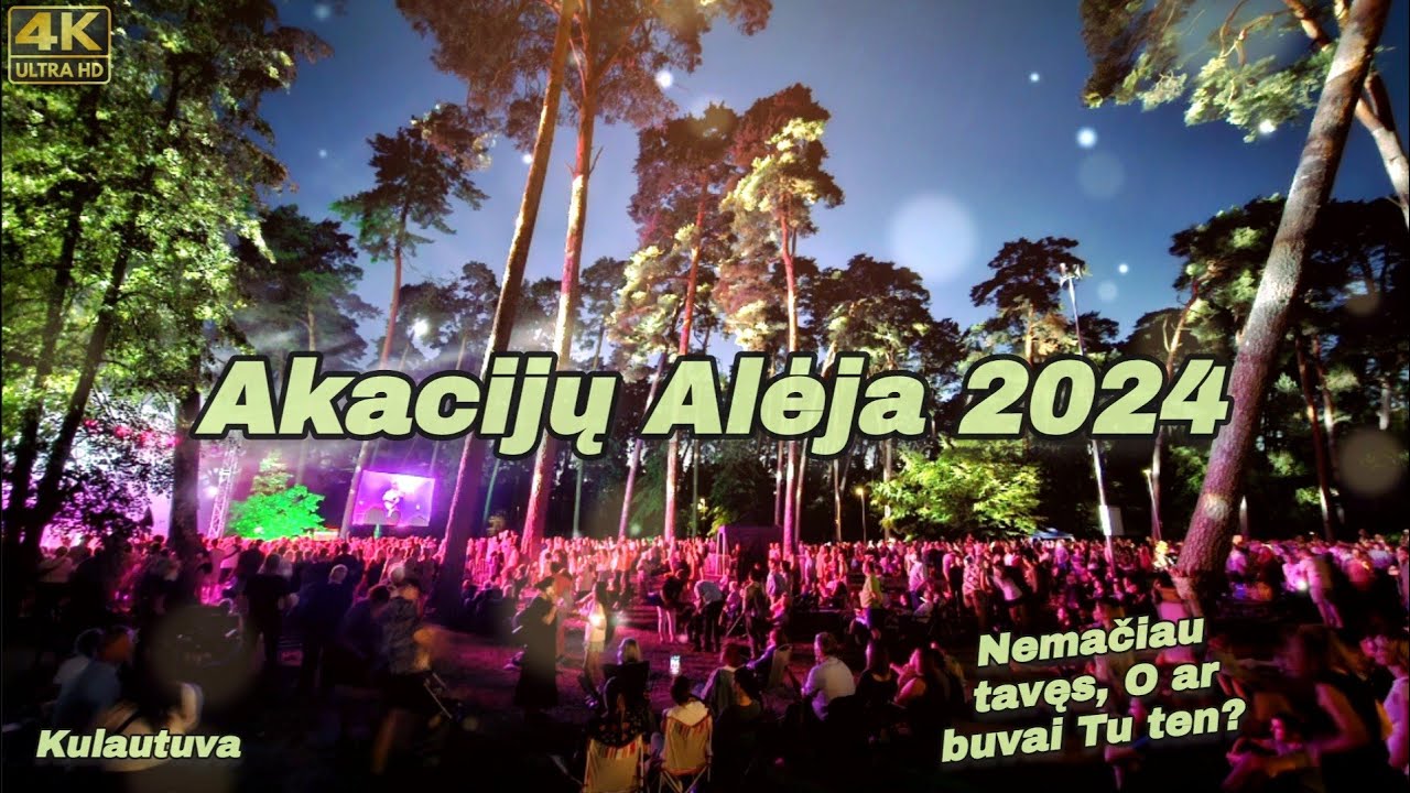Akacijų Alėja 2024. Bardų festivalis. Kulautuva. Lithuania