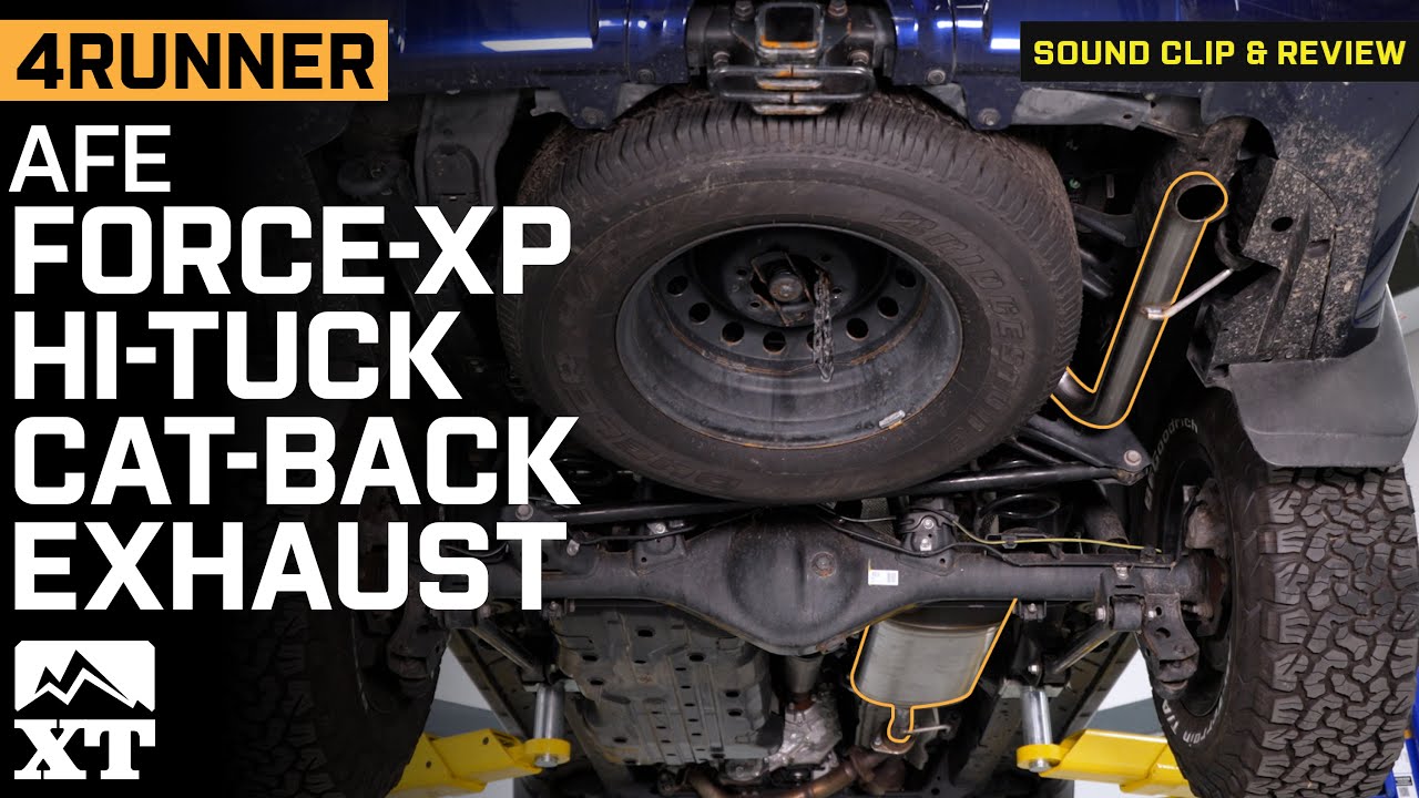 2010-2024 4Runner AFE MACH Force-XP Hi-Tuck Cat-Back Exhaust System Review & Sound Clip