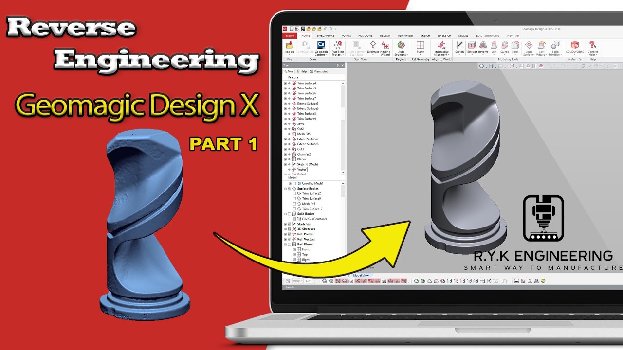 Reverse Engineering an Impeller part 1 | Step-by-Step Design