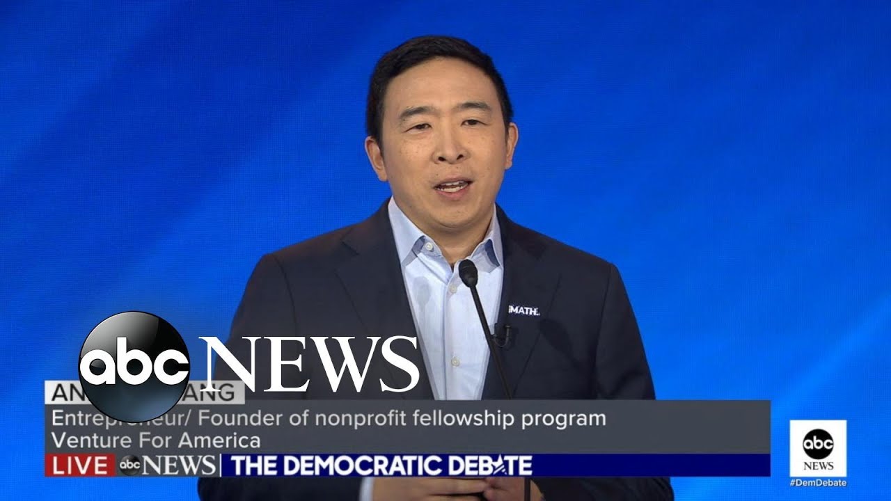 Andrew Yang grateful to return to debate stage l ABC News