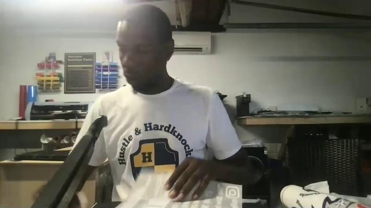 Prepping My Day to Press some tees...Let's Chat!