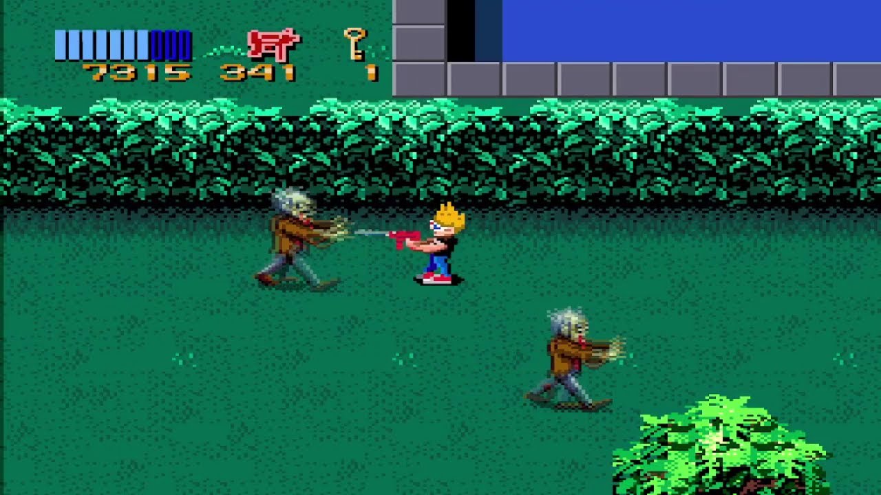 Gameplay Zombies Ate my Neighborhood - SNES🎮