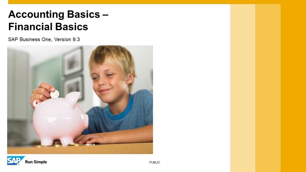 TB1100-01-11 SAP Business One 9.3 - Accounting Basics