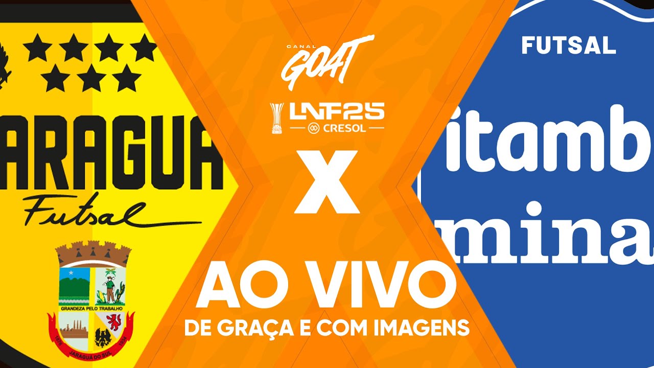 JARAGUÁ X MINAS | OITAVAS | LIGA NACIONAL DE FUTSAL - LNF 2025 | AO VIVO E COM IMAGENS