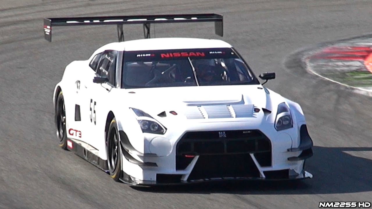 2016 Nissan GT-R NISMO GT3 Testing on Track - AMAZING Sound!