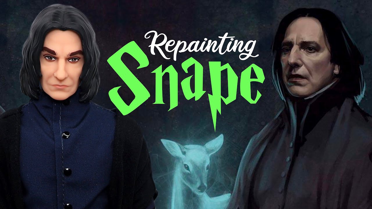 Repainting SEVERUS SNAPE / HARRY POTTER DOLL REPAINT by Poppen Atelier