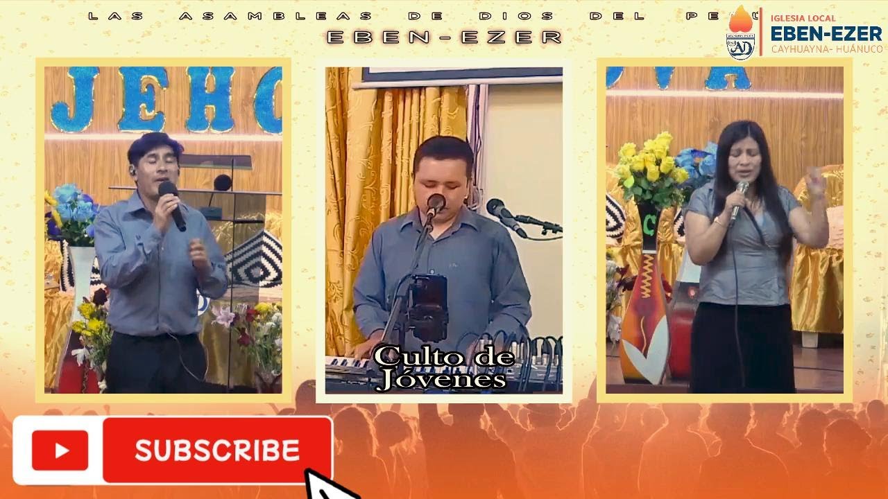 Las alabanzas cantadas en el culto de jóvenes