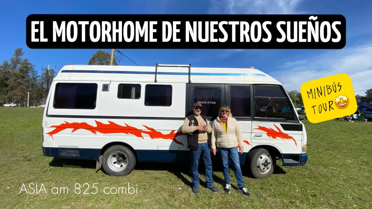 ❤️ VAN TOUR 👉 un SUEÑO este MOTOHOME ASIA am 825 transformado en MOTORHOME por ellos mismos en 🇺🇾.