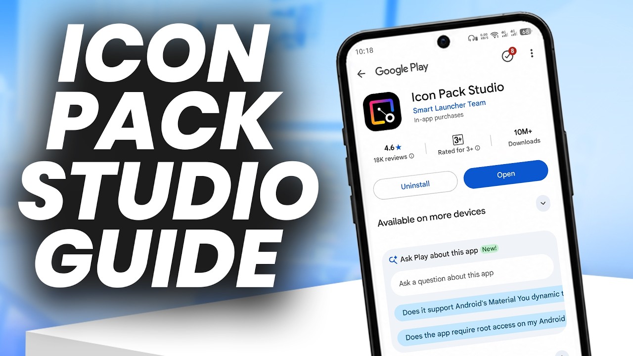 Как пользоваться Icon Pack Studio на Android