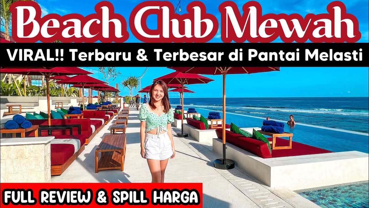 TERMEGAH DI MELASTI BALI❗TERBARU DAN VIRAL🤩💥 WHITE ROCK BEACH CLUB BALI