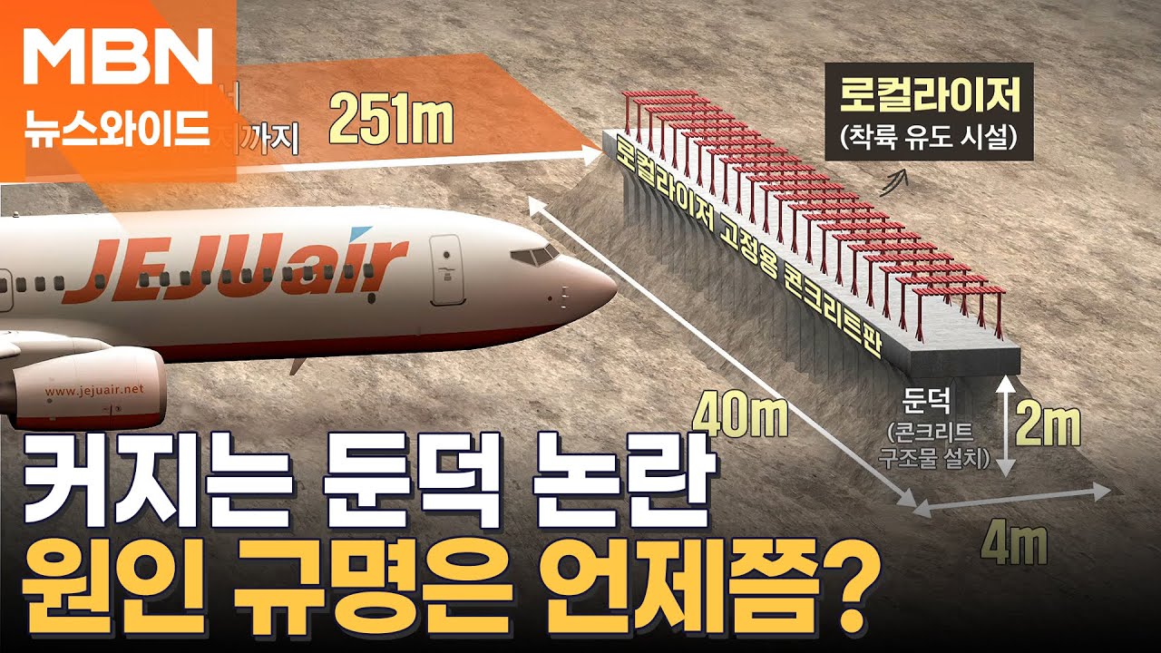 참사 키운 무안공항 '콘크리트 둔덕'…규정 위반 논란 [뉴스와이드]