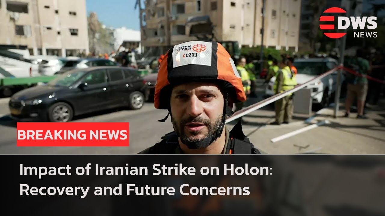 Doctor Speaks on the Aftermath of Iranian Strike in Holon, Israel | DWS News | AH1I
