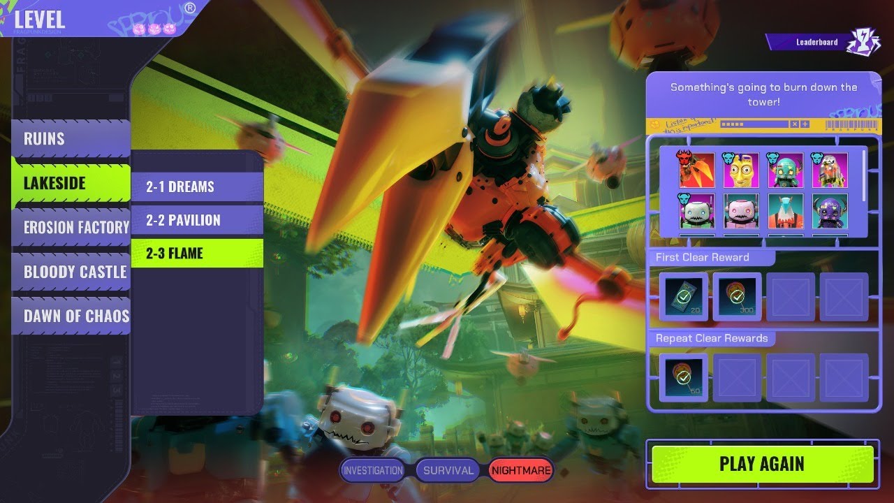 FragPunk Toy Frontline NIGHTMARE 2-3 Flame SOLO turret deck