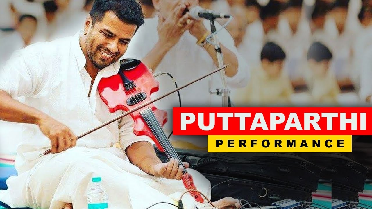 Balabhaskar Performance  At Puttaparthi | Thillana | Onam Celebrations