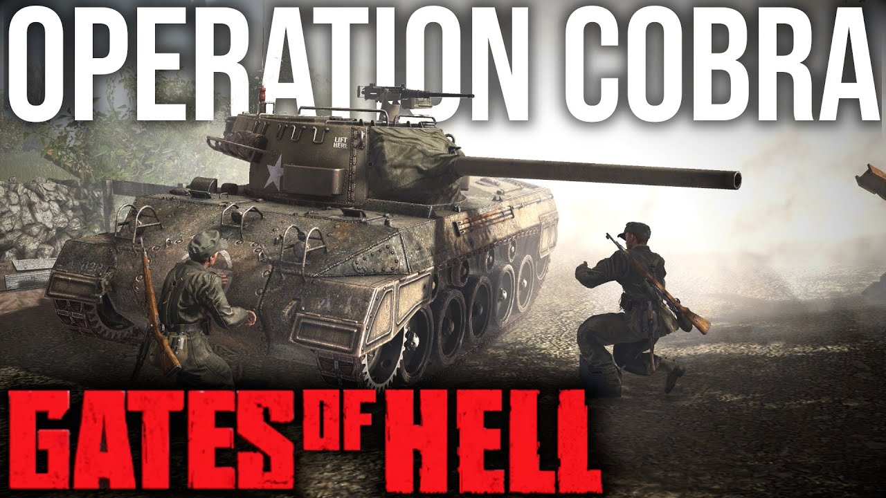 L'OPÉRATION COBRA sur Gate Of Hell Ostfront - CTA Mode Ligne de Front AXE [GAMEPLAY FR]