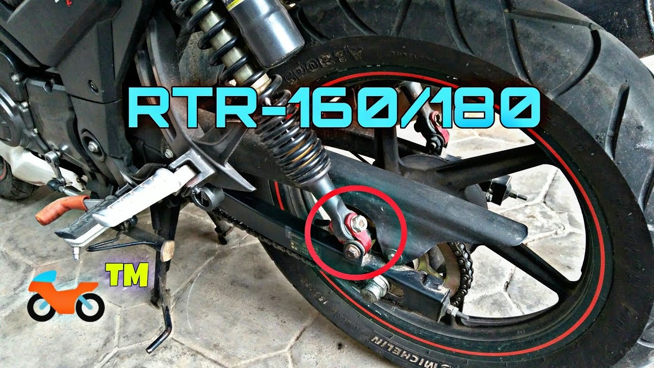 Rear suspension modification for Apache RTR-160/180 🏍 | Improve looks & riding dynamics