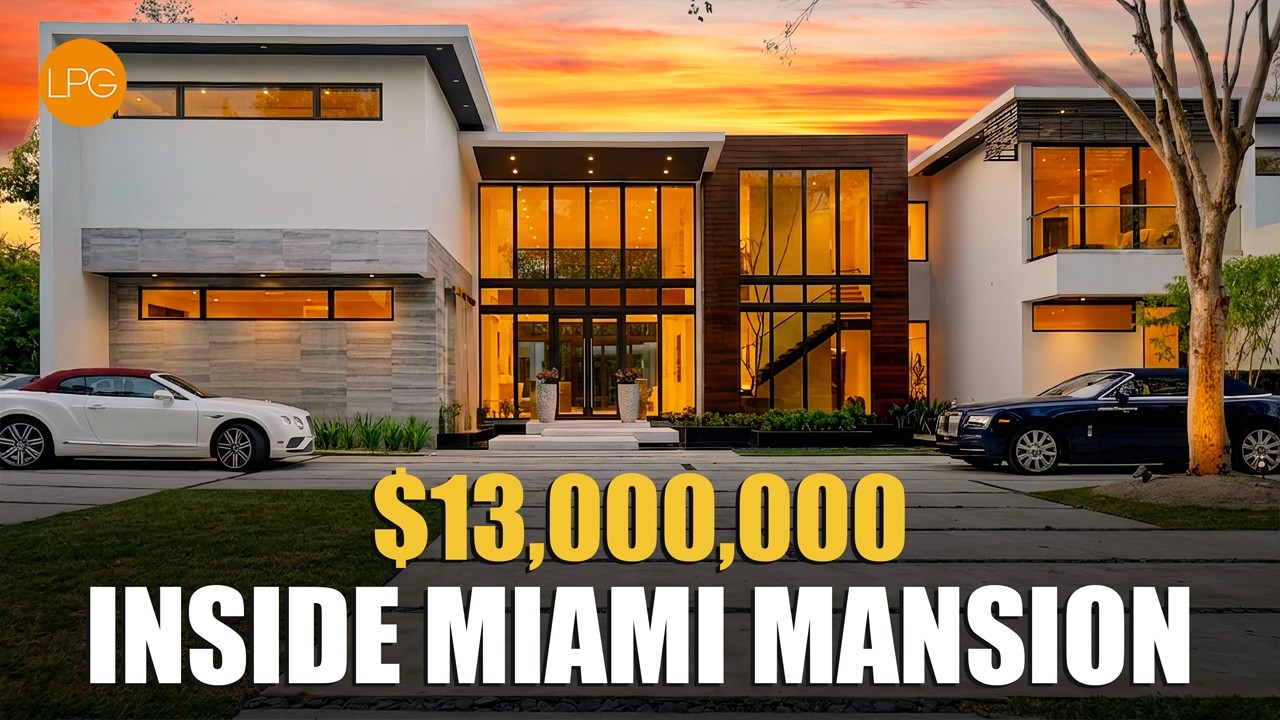 Inside a $13 Million 🔥 Modern Mansion in Miami, Florida | Luxury Home Tour