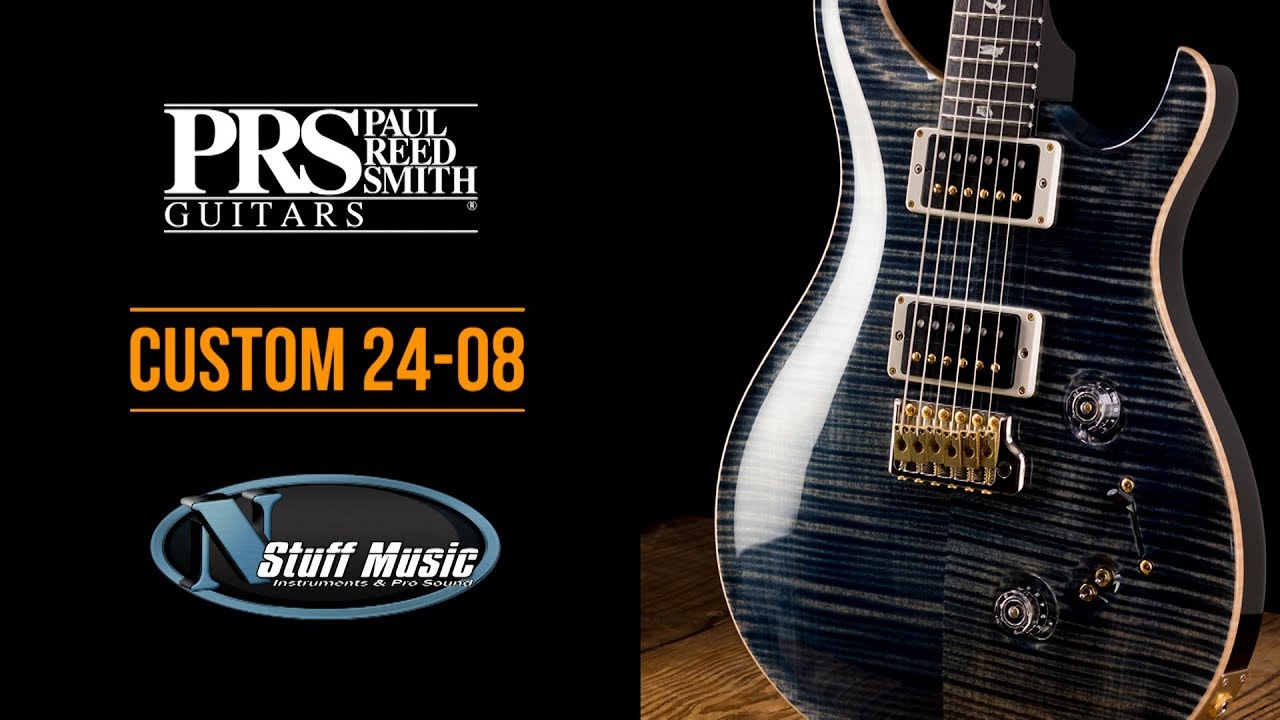 PRS 2019 Custom 24-08 — выцветший китовый синий