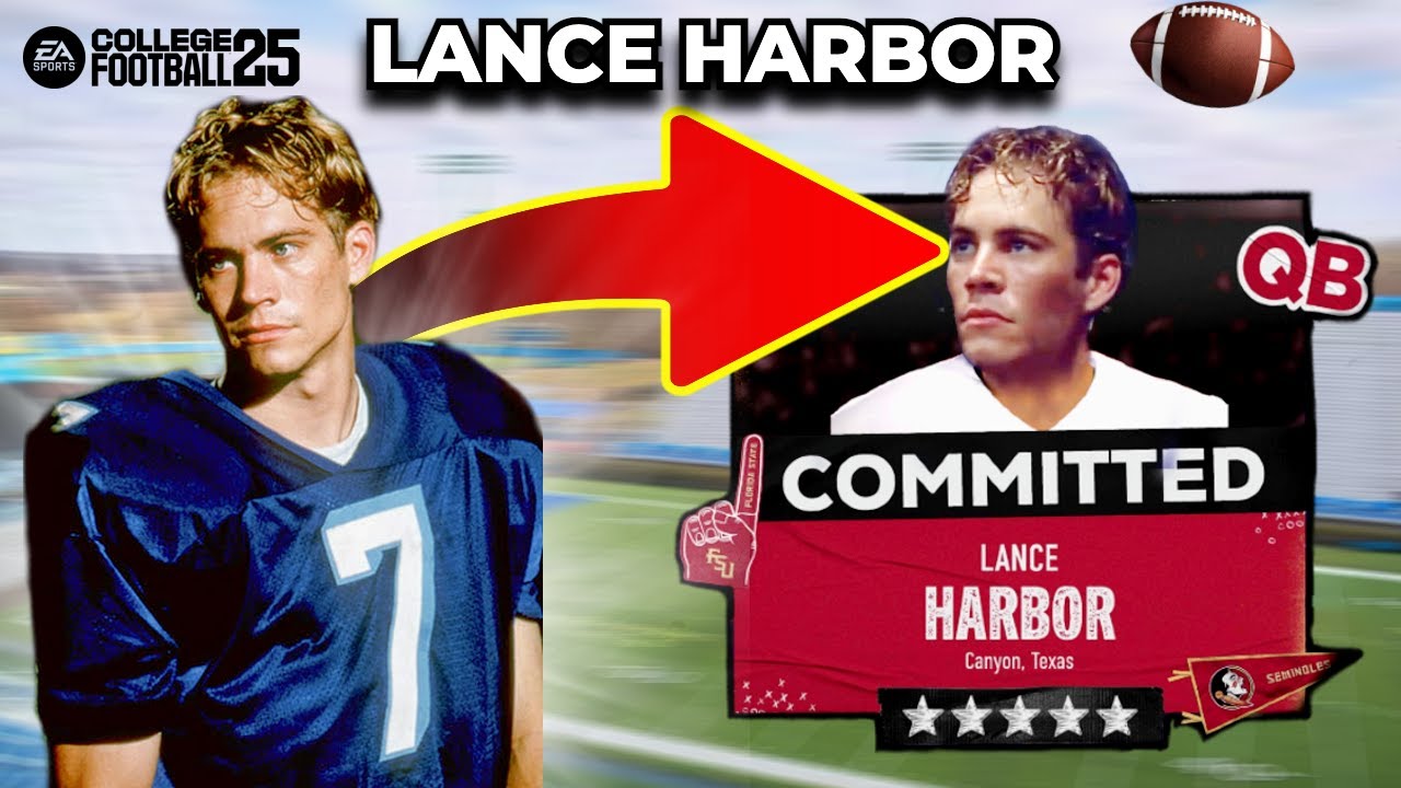 I Put LANCE HARBOR in College Football 25! (Varsity Blues)