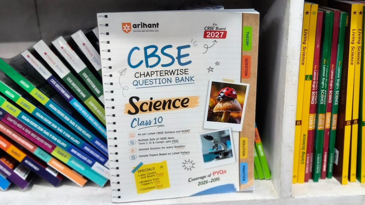 Arihant CBSE Chapter Wise Topic Wise Question Bank Class 10 Science Full Review | TBSI