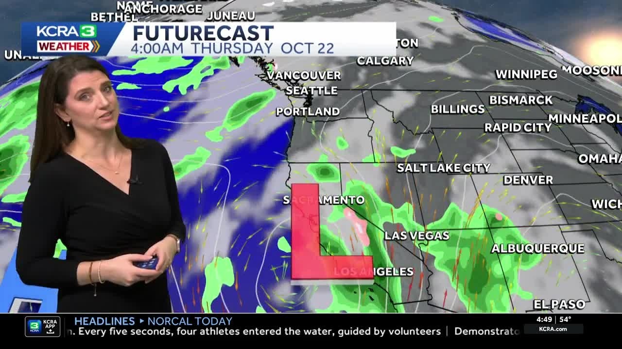 NorCal forecast: Cooler, breezy, and rain chances