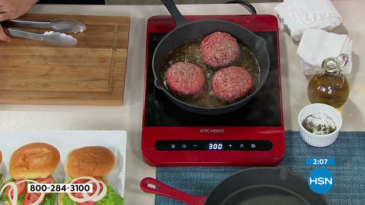 Kitchen HQ Glass Top Induction Burner with Touch Controls
