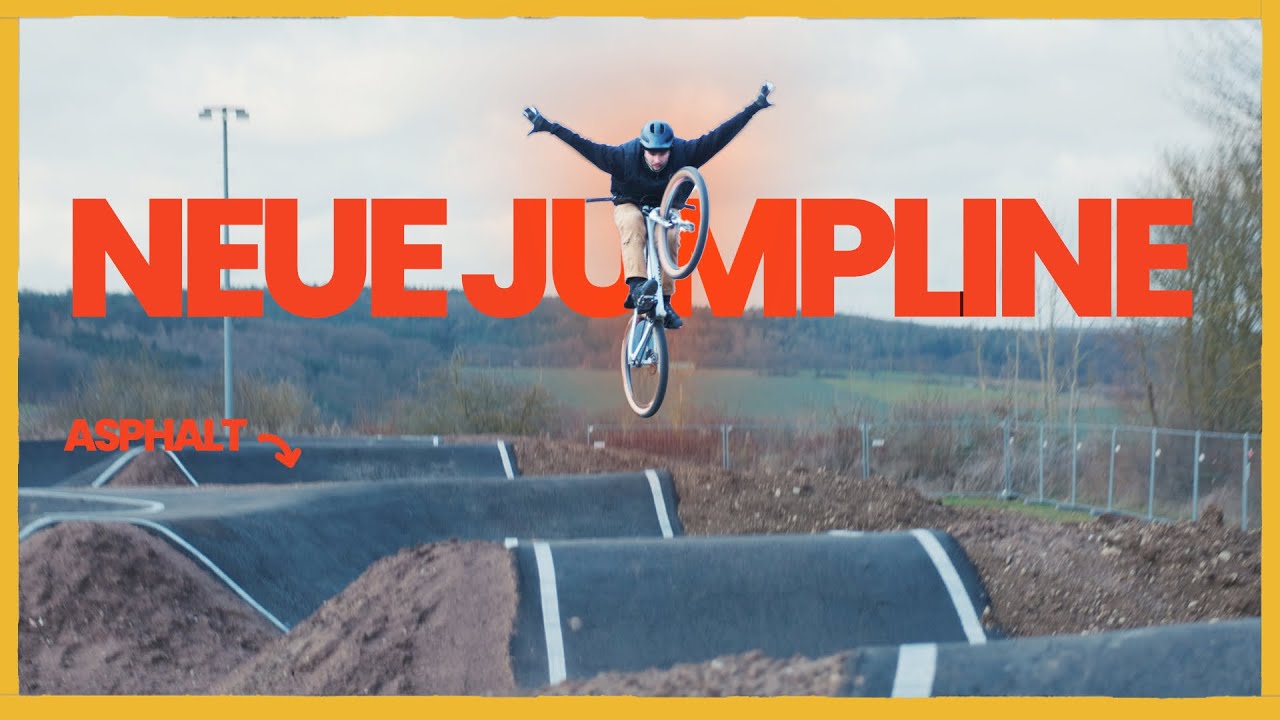 Unser NEUER Pumptrack mit GROßER JUMPLINE?! | Pumptrack Hünfeld