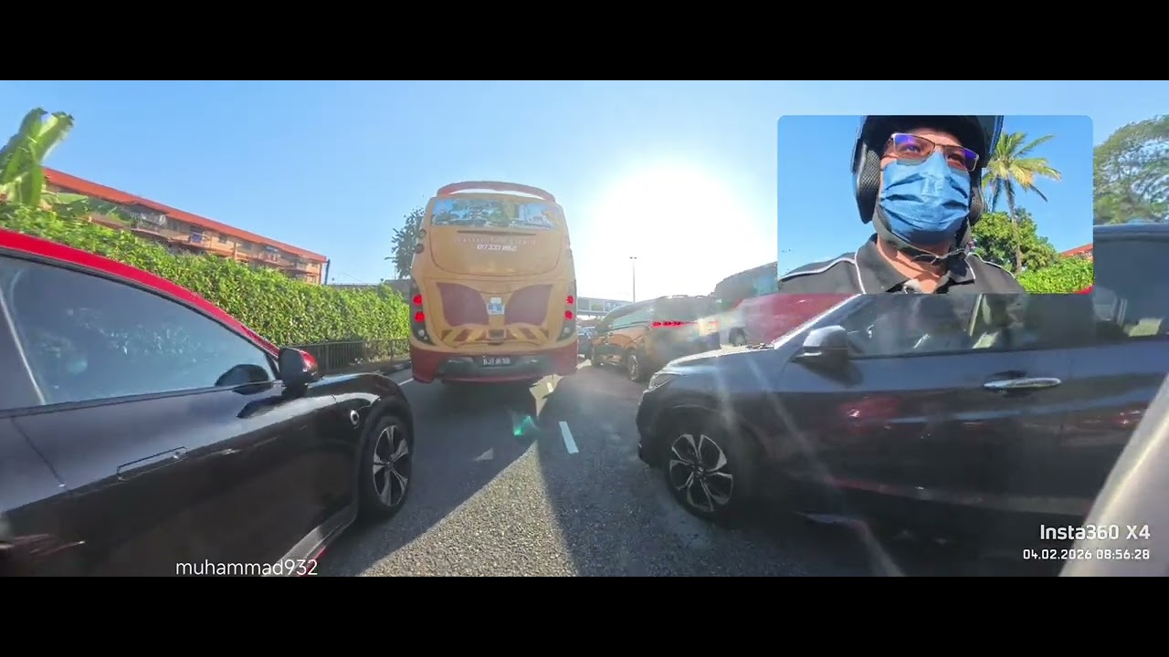 Insta360 X4 | Honda Vario 160 | 04/02/2026 #1 | Ke Cyberjaya