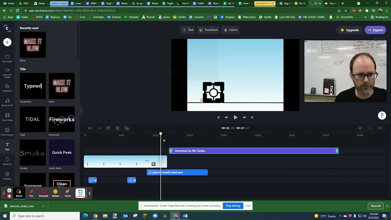 How To Add Credits or Text On Your Clip Champ Project (2021)