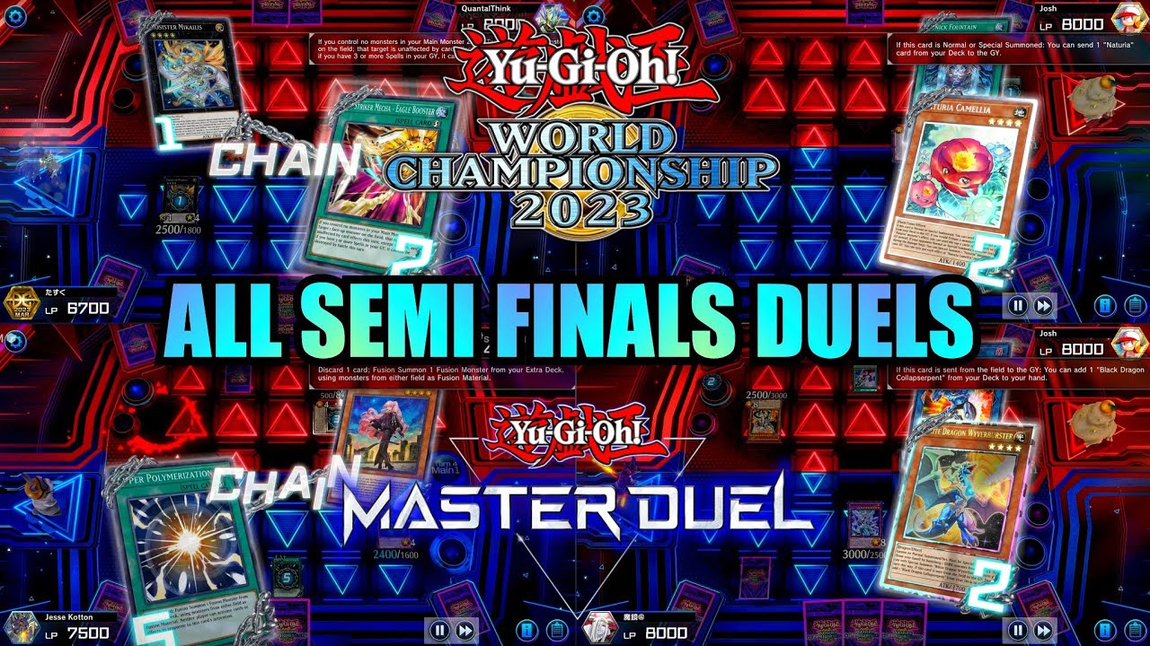 ALL SEMI FINALS DUELS | World Championship 2023 | Yu-Gi-Oh! MASTER DUEL