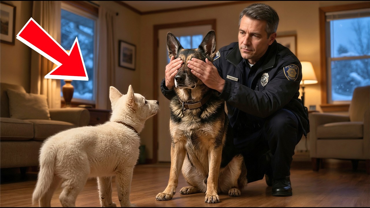 A Police Officer Brought Home a White Puppy for His Retired K9 &mdash; But the Old Dog Rejected Her
