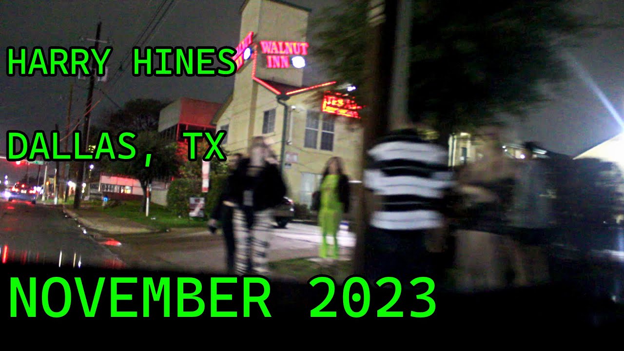 Harry Hines , Dallas TX (November 2023) *rainy day*