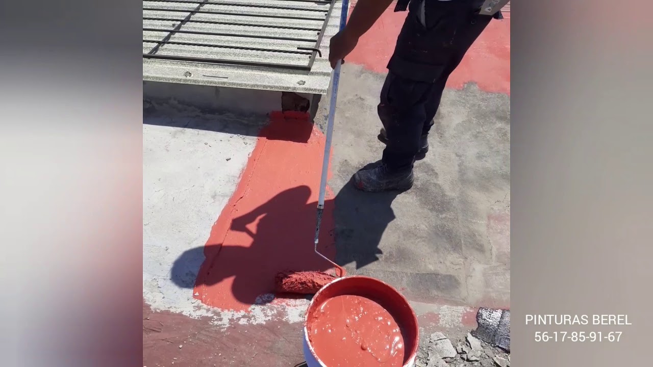 Pinturas Berel de la Plaza Bella Mexiquense nos enseña a impermeabilizar