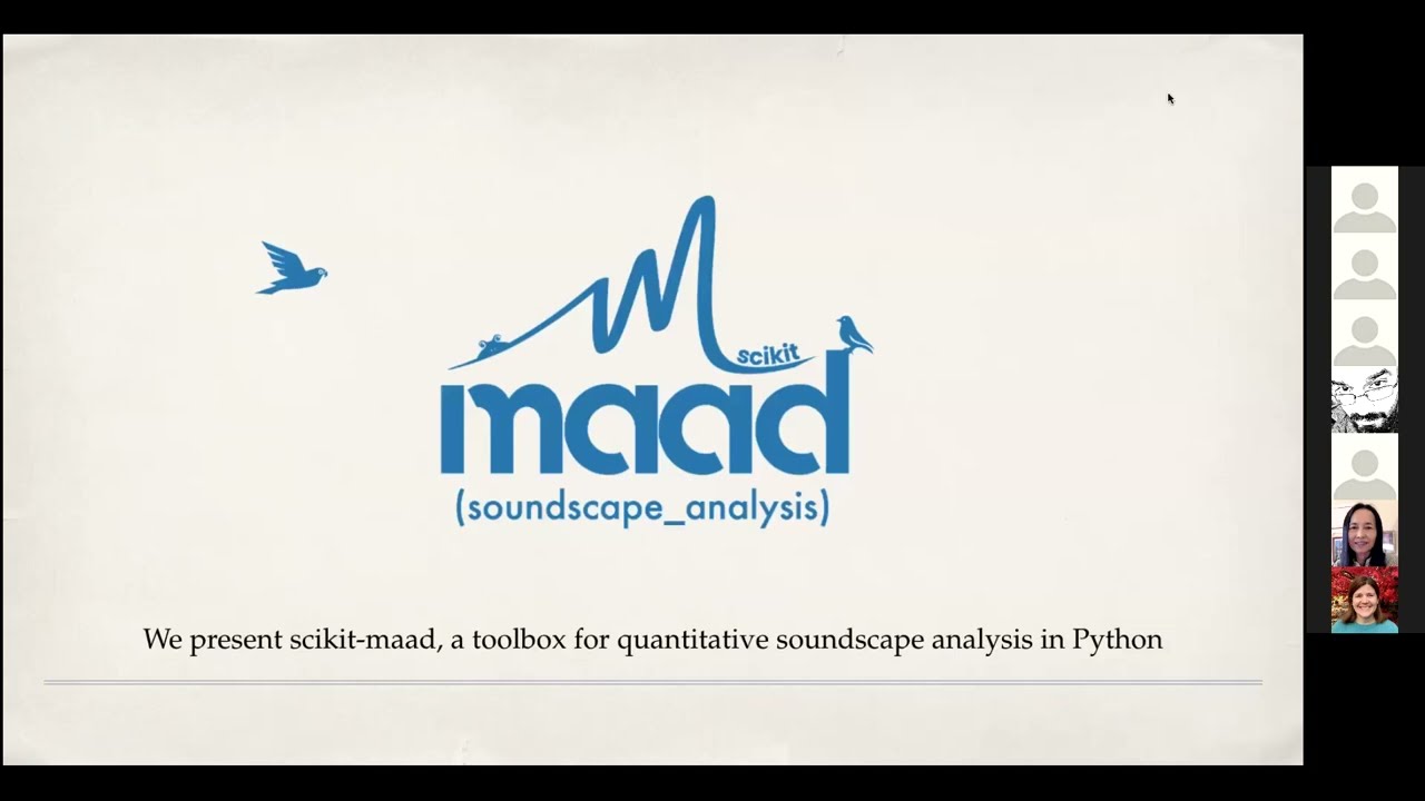 BioacousTalks: Soundscape analysis in Python with scikit-maad by Dr. Juan Sebastián Ulloa