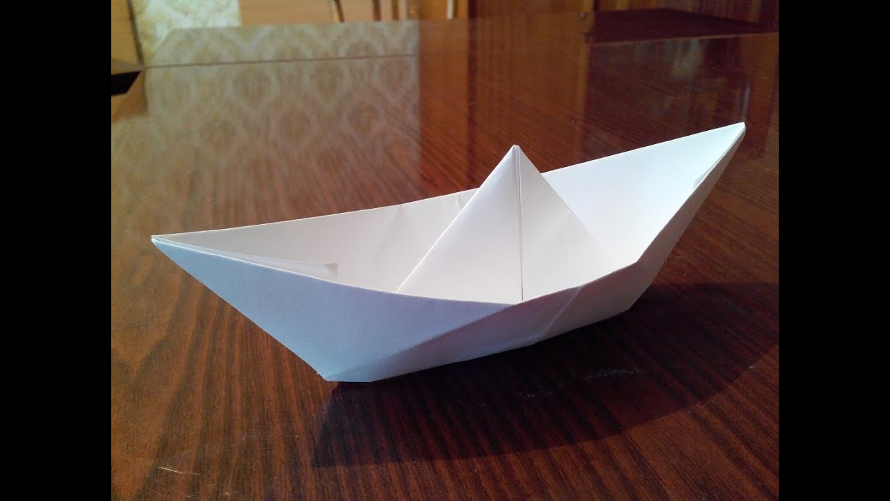 Как сделать кораблик оригами ⛵️ origami boat