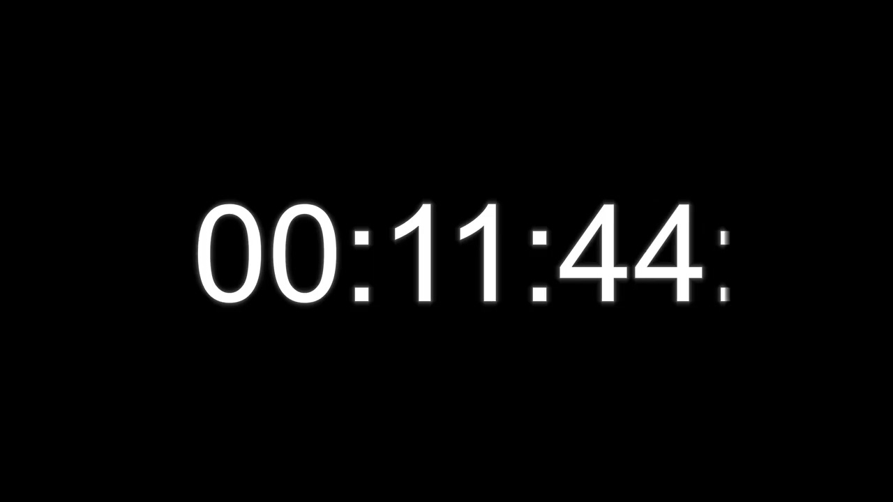 60 Minutes Count Up Timer 4K! 2026!