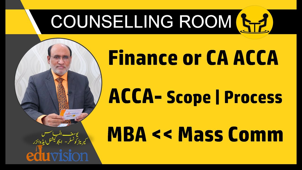 Q & A Session | Finance or CA ACCA | Scope of ACCA | MBA after Mass Communication | Yousuf Almas