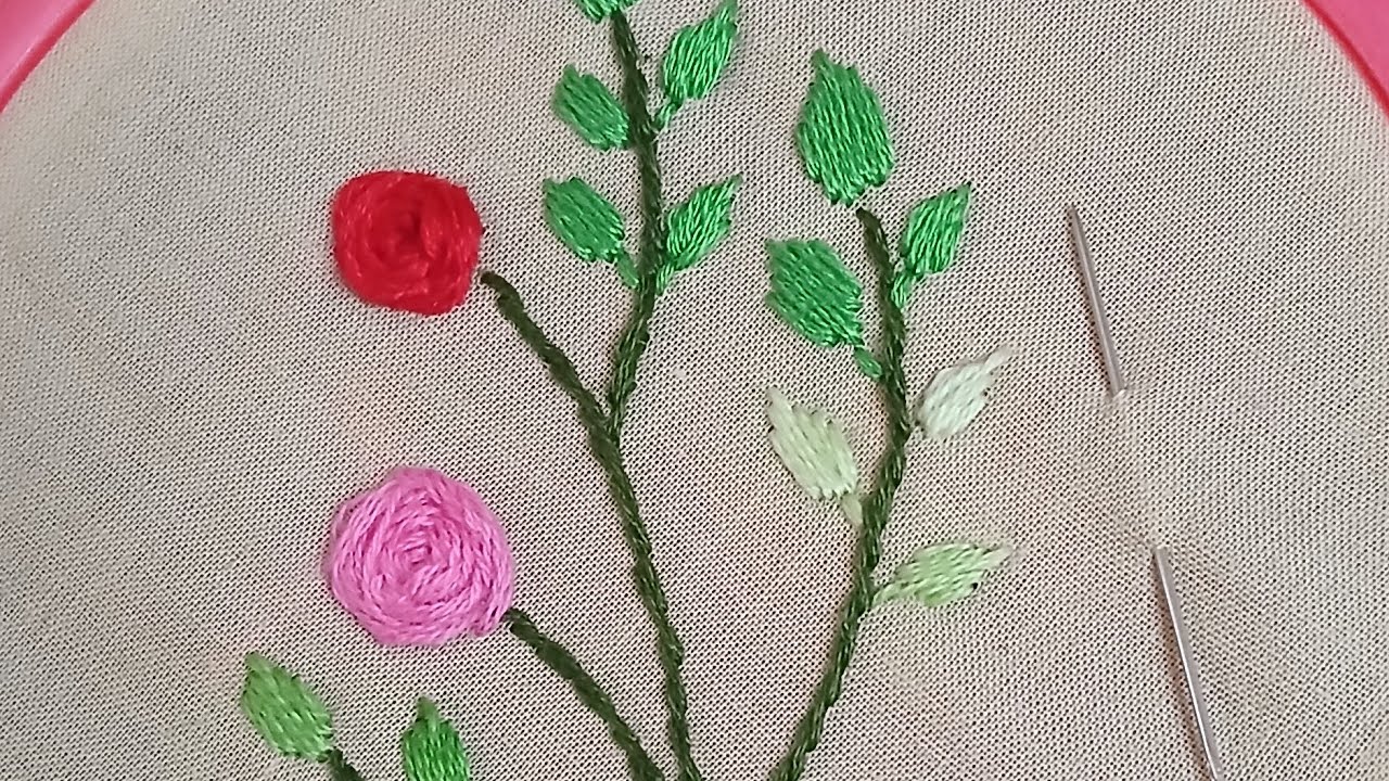 Beautiful flower 🌼 🌸 embroidery 