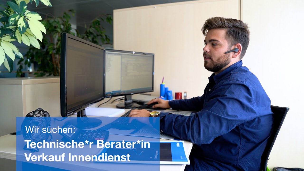 Jobvideo Technische*r Berater*in Verkauf Innendienst