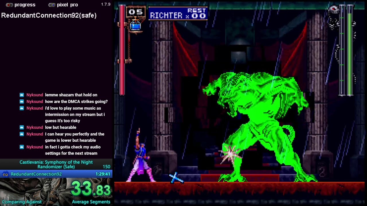 SOTN Randomizer - casual race with asdheyb/diagongdx/dr4gonblitz