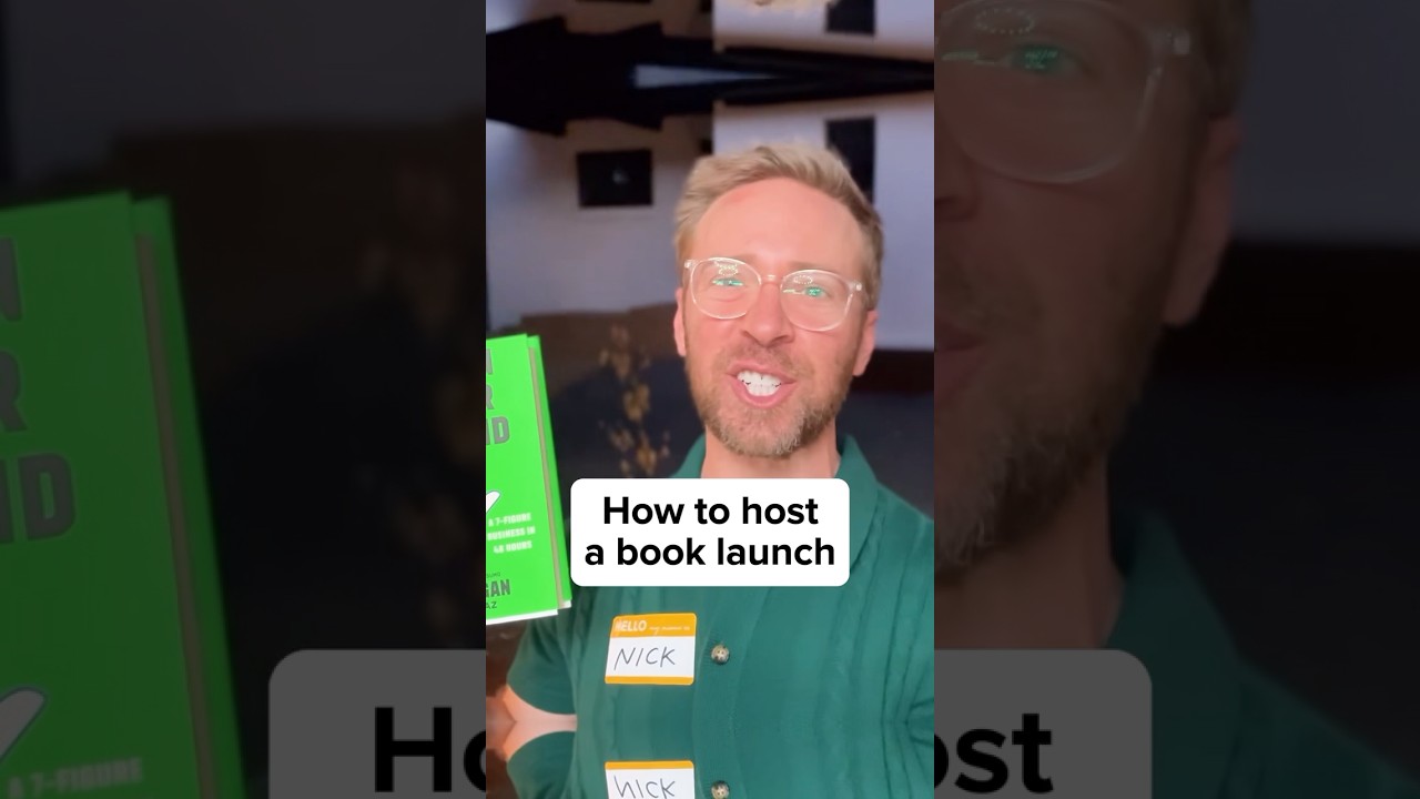 How to host a book launch #networkingtips #booktube #booklaunch