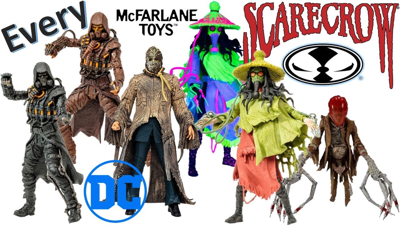 ***see newer video*** Every DC Multiverse McFarlane Toys Scarecrow Comparison List