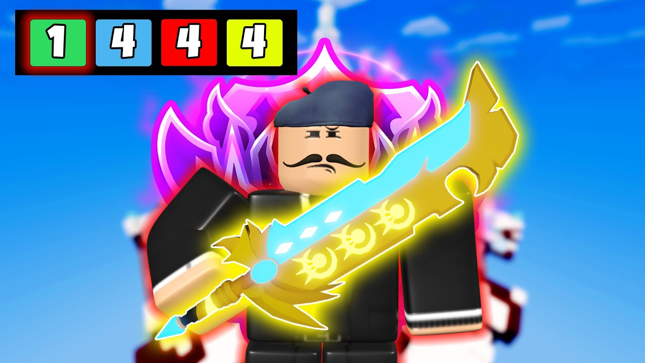 Most INSANE 1v4v4v4 Clutch in Ranked... (Roblox Bedwars)