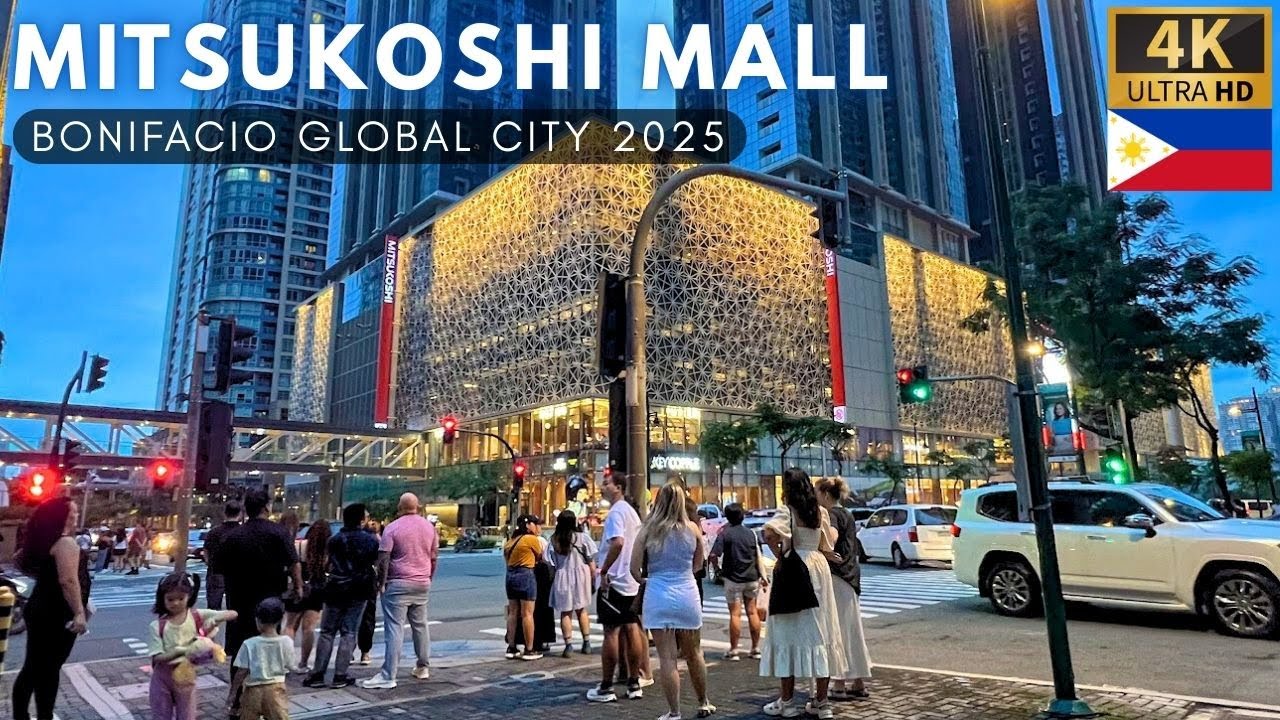 Experience JAPAN in BGC - MITSUKOSHI MALL [4K Virtual Walk] Philippines - August 2025