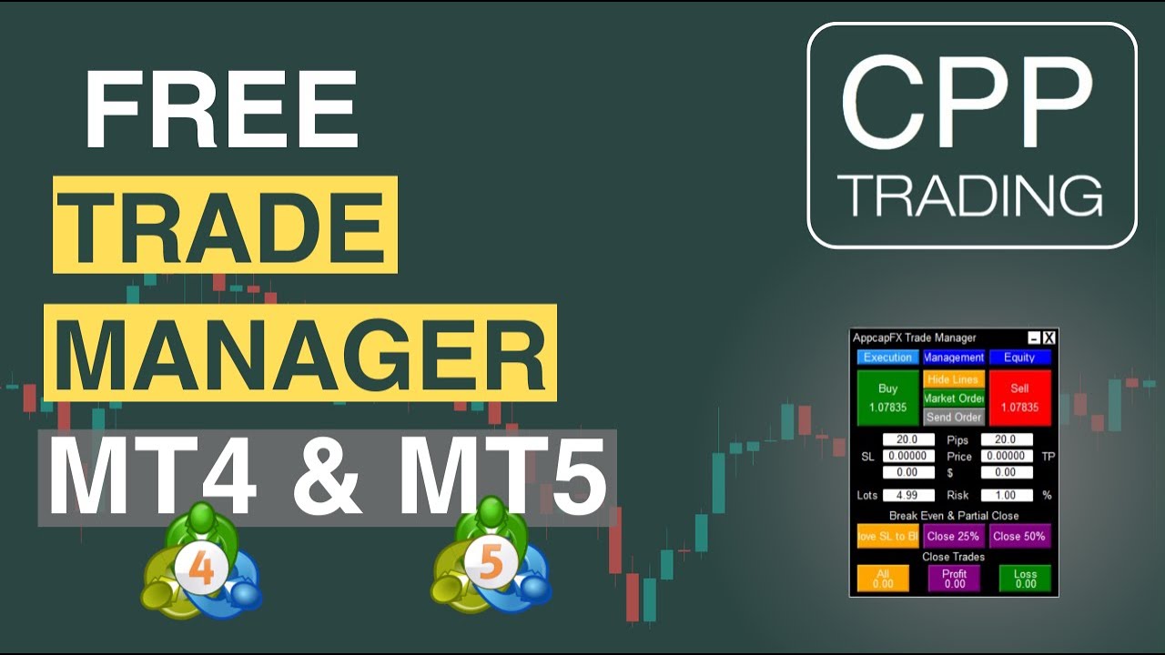 Best FREE Trade Manager for MT4 and MT5 - How to Install and Use