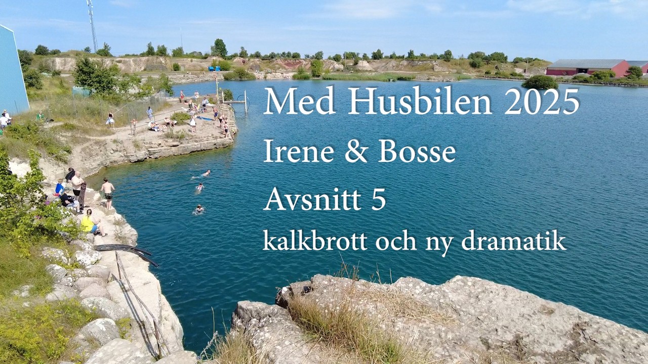 Med Husbil 2025  Irene & Bosse Avsnitt 5  kalkbrott och ny dramatik