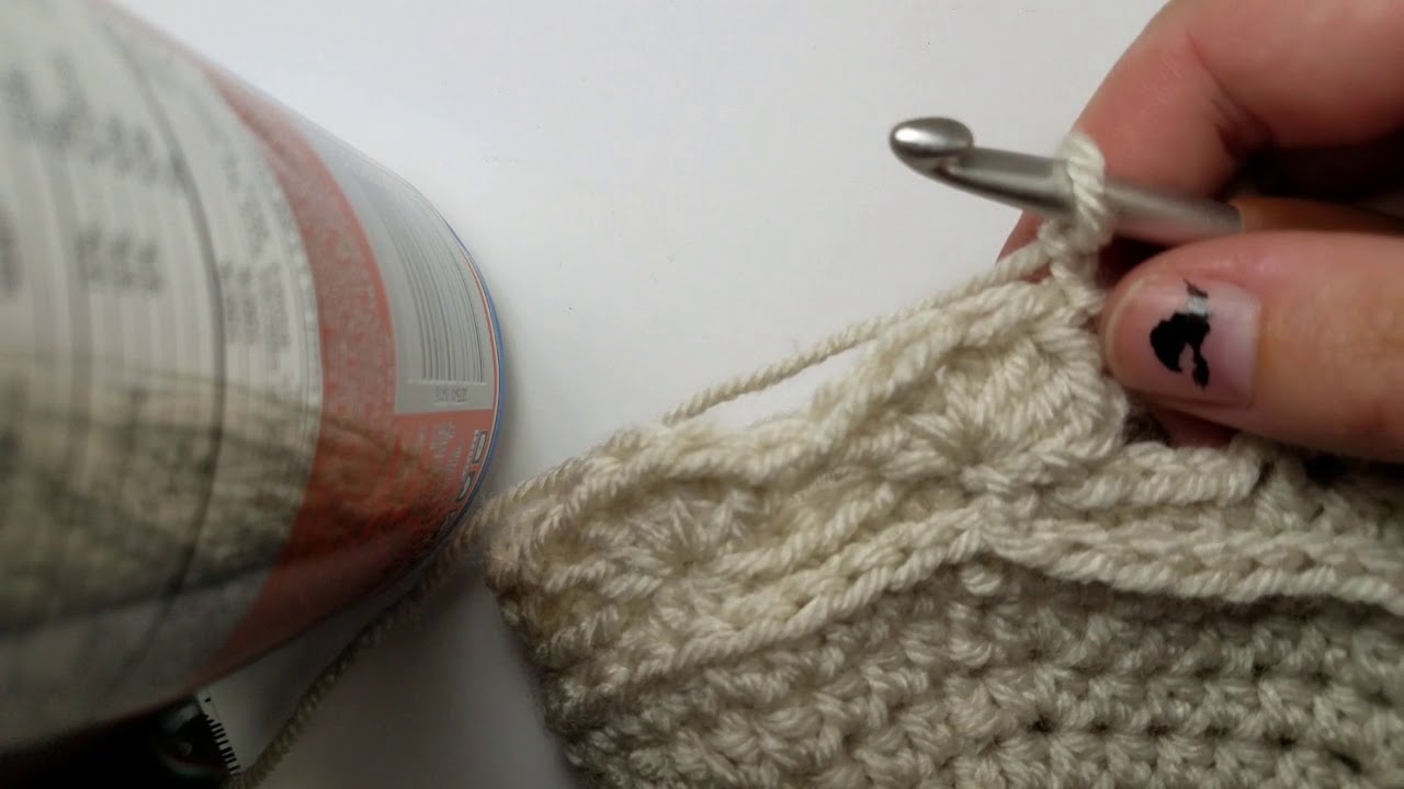 Tutorial for the shell stitch in the round