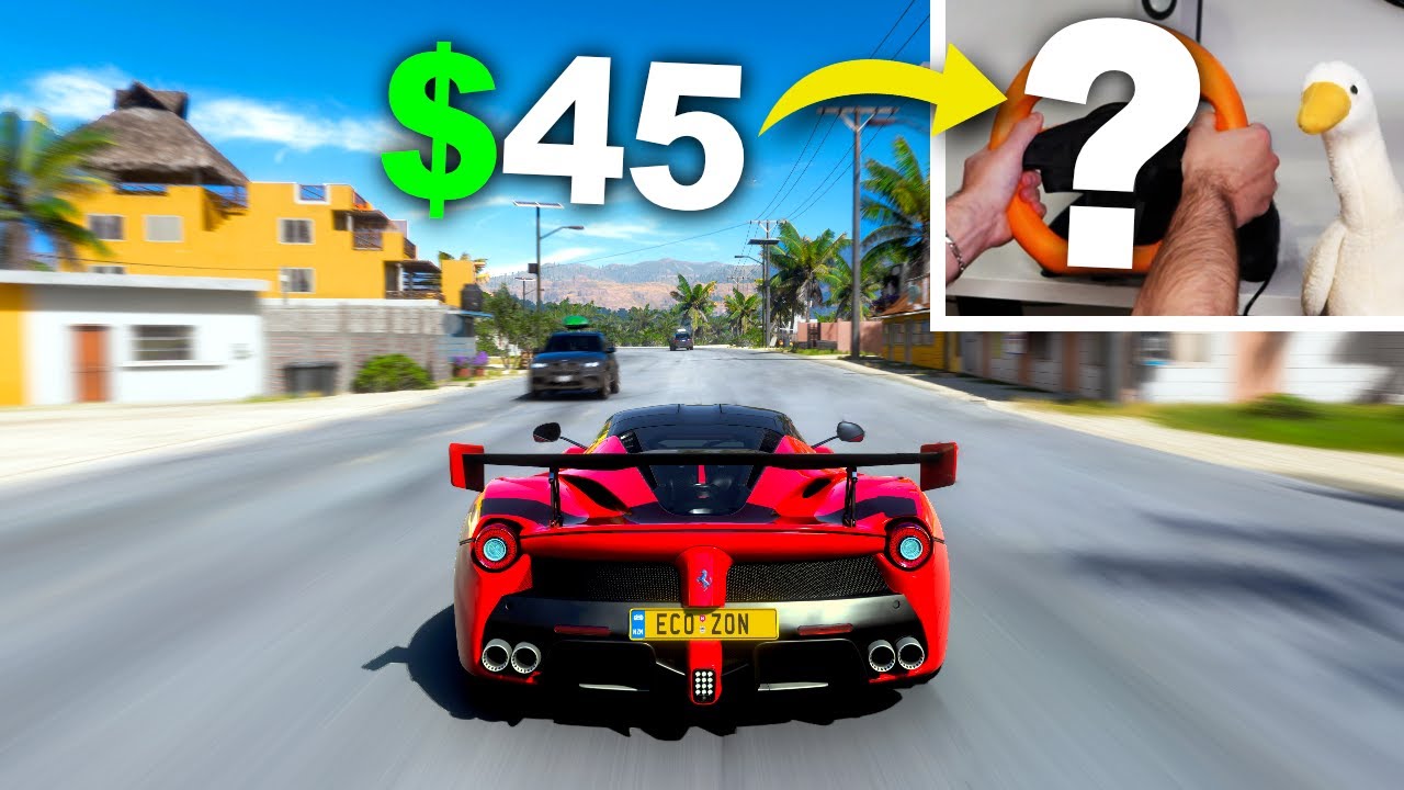 I Bought the CHEAPEST Sim Wheel in the WORLD!