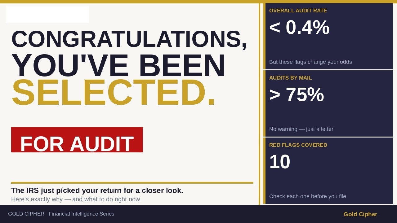 IRS Audit Triggers 2026: 10 Red Flags That Get You Audited &mdash; And How to Stay Off Their Radar